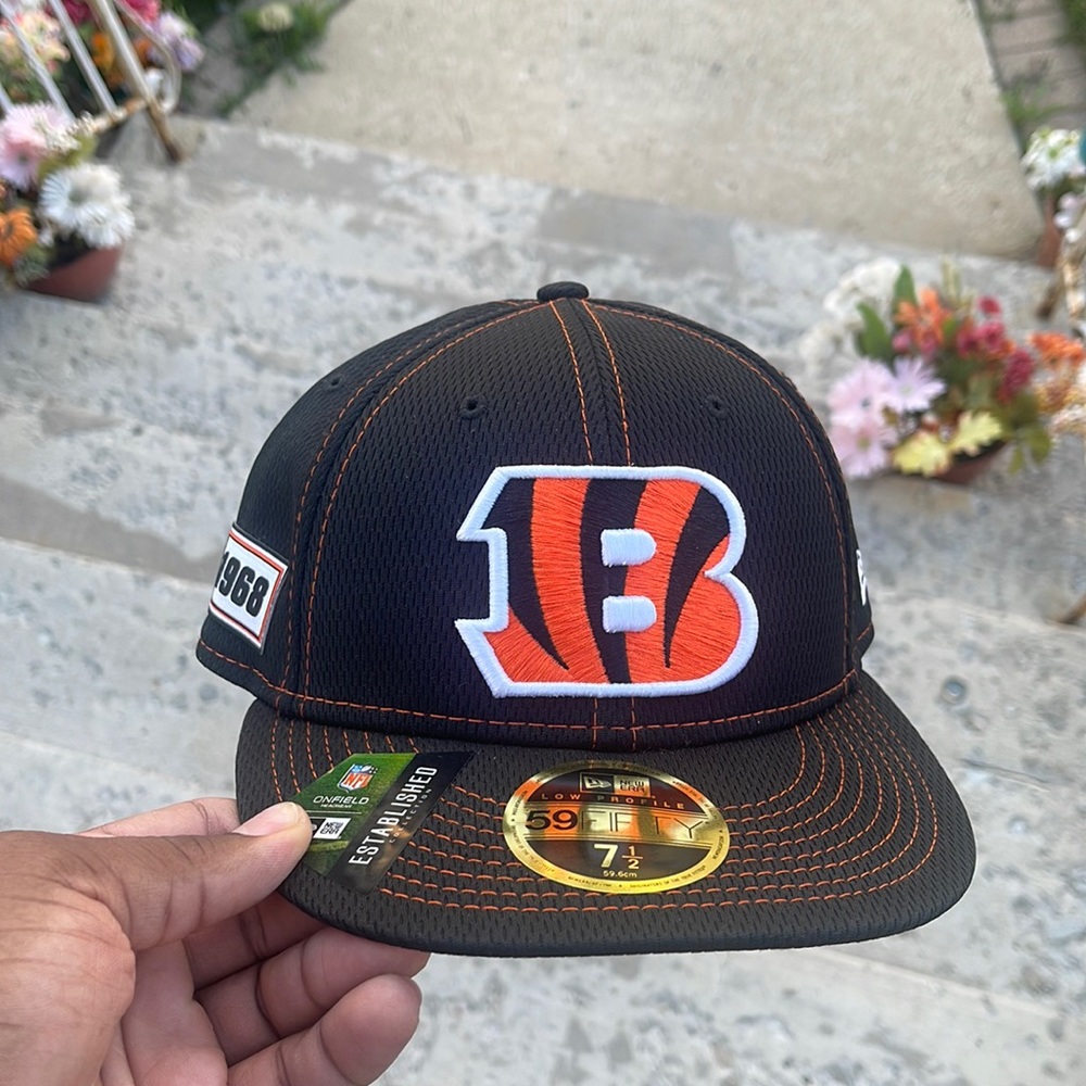 Cincinnati Bengals New Era NFL Onfield Workout Low Profile 59FIFTY Fitted Hat